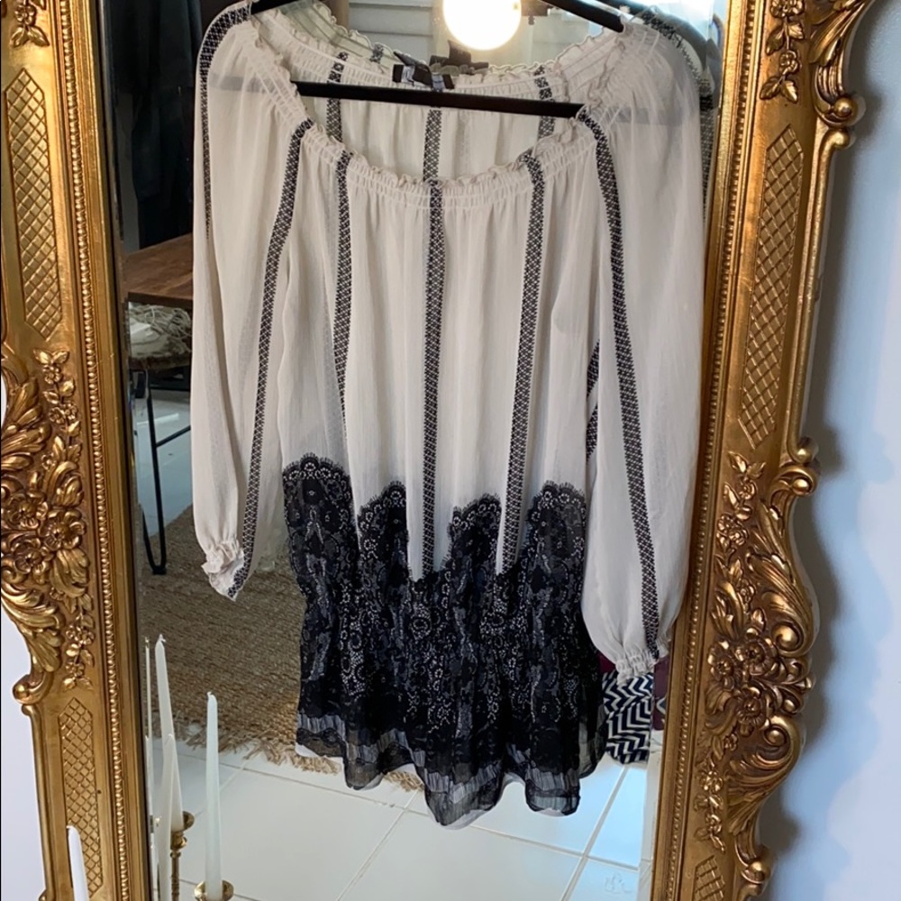 INC off the shoulder blouse